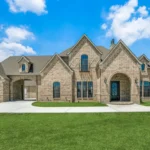 Beaver Builders Exterior Custom Home Sanger Texas